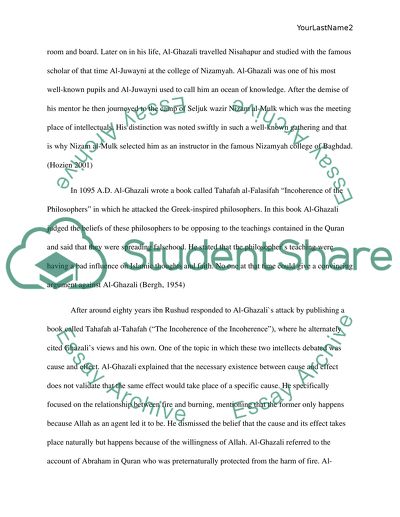 A Critical Look at Abu Hamid al-Ghazali