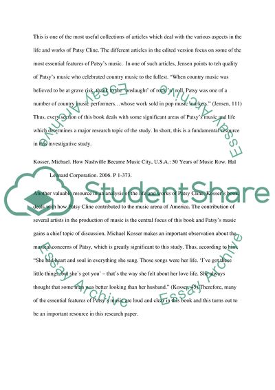 Country Music and Patsy Cline