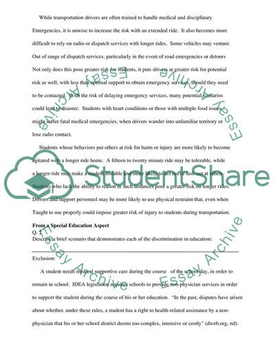 Special Populations: Legislation, Litigation, and Advocacy