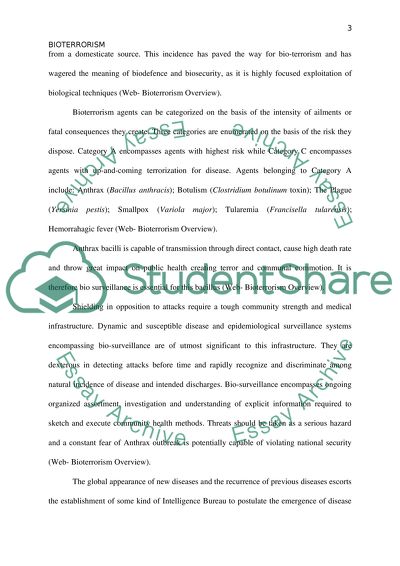 The Threat of Biological and Chemical Weapons