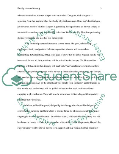 Family Centered Therapy