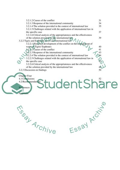 Management of water of international rivers in the context of the international law