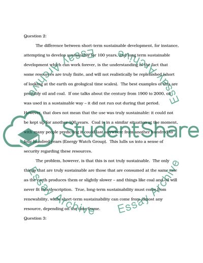 Science of Sustainability