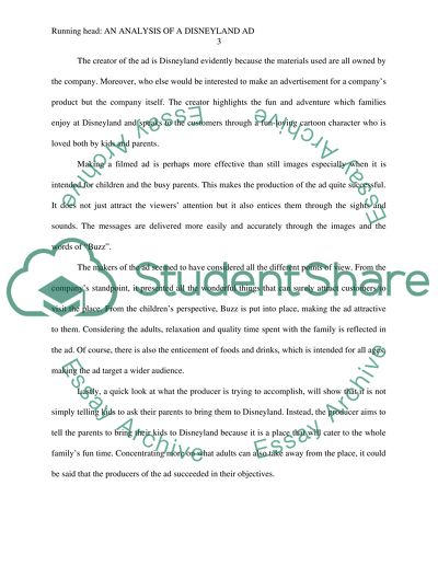 Advertising analysis