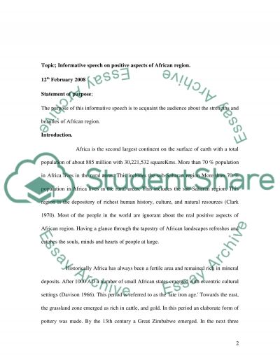 Poverty in africa essay