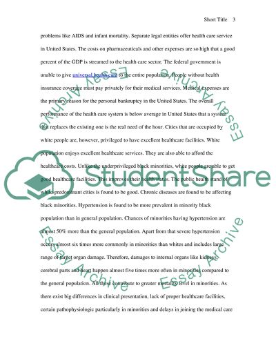 Differences in Public Health