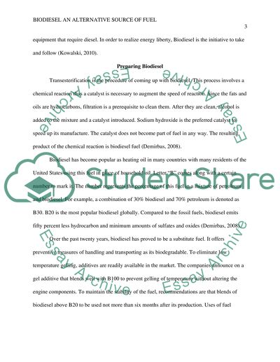 research paper on alternative fuel