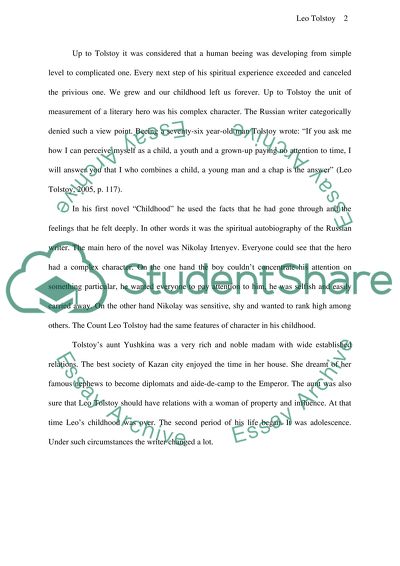 Tolstoy: His Life and Work