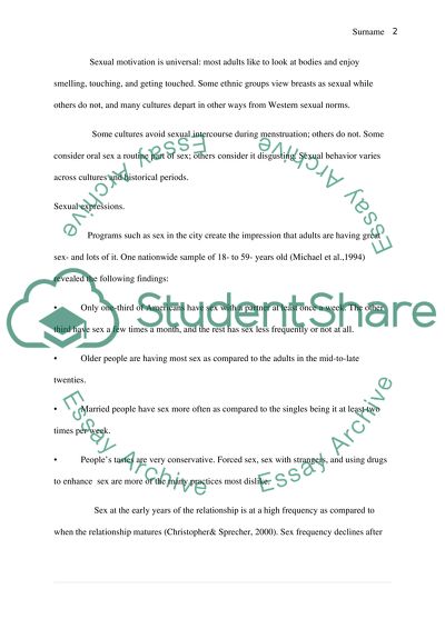 Effects of Power on Sexuality