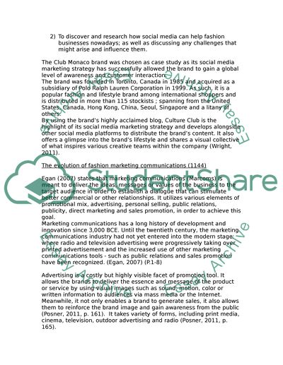 Benefits and Challenges Social Media Marketing Can Bring to Fashion Firms