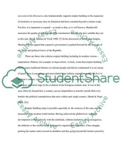 States Pursuing Empires