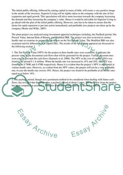 The Public Offering of Shares