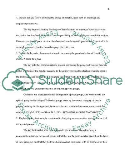 The Primary Reasons for the Growth in Employee Benefits