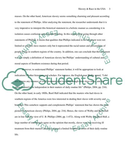 Slavery and Race in the USA