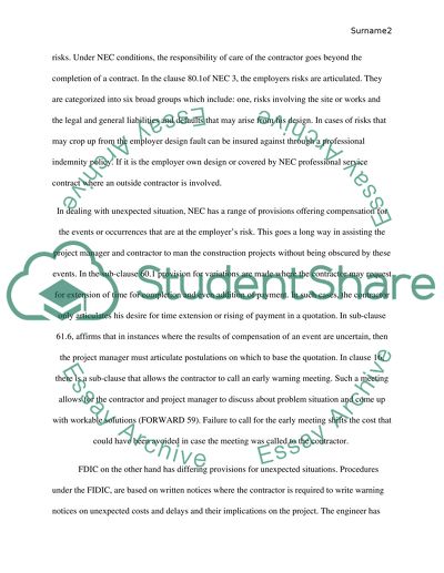 Conditions of Work for Civil Engineering Construction