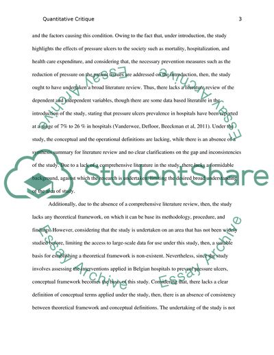 Assessing the Adequacy of Pressure Ulcer Prevention in Hospitals