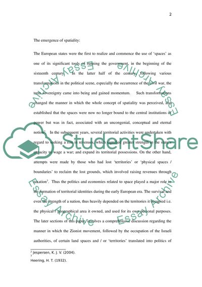 Spatial Identity of the Apartheid Wall