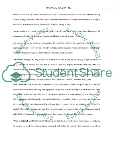 Financial Accounting of Enterprise