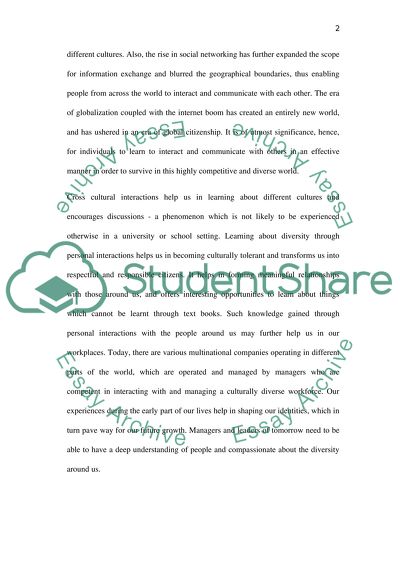 Awareness of Otherness