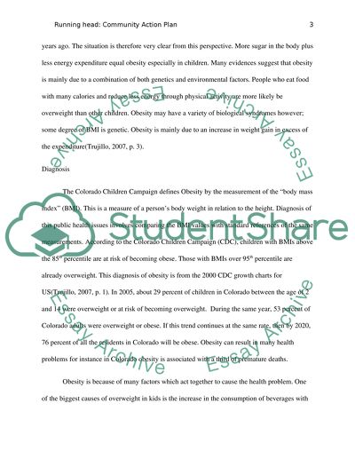 Community Action Plan for Obesity in Wheat Ridge