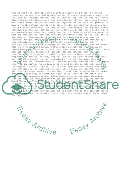 Organization Management: The Importance of Professional Satisfaction