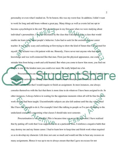 Procrastination as the Hardest Habit to Break