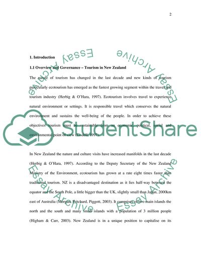 Tourism Destination Development