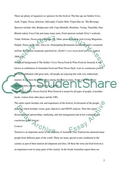 Food and Wine Festival in Australia