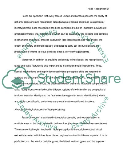 Perception of Face Parts