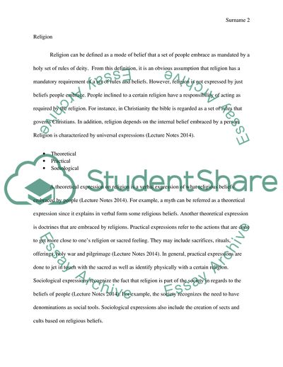 The Religious and Scientific Methods in the Society