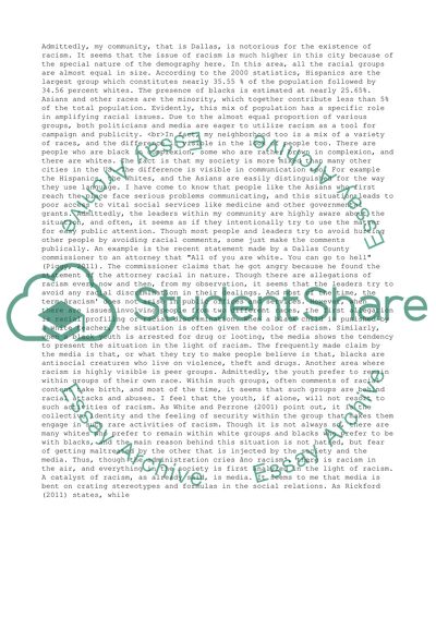 Race and Your Community