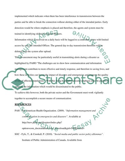 Recommendation in Toby Fyfes Study