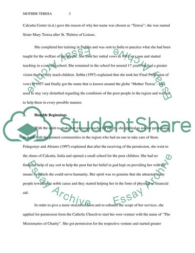 Madre Teresa de Calcuta