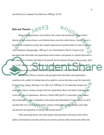 Mergers and Acquisitions in Creating Maximum Value