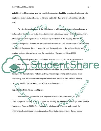 Significance of Emotional Intelligence