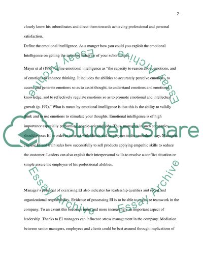 The emotional intelligence, organizational practices of the attitude, and expectancy theory