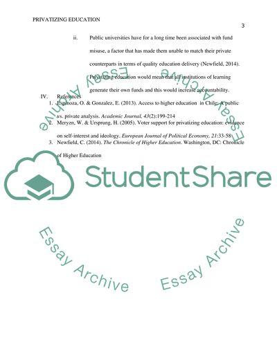 Education Should be privatized as it is a privilege not a right