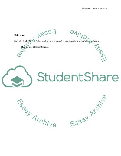 Writing your own personal professional code of ethics