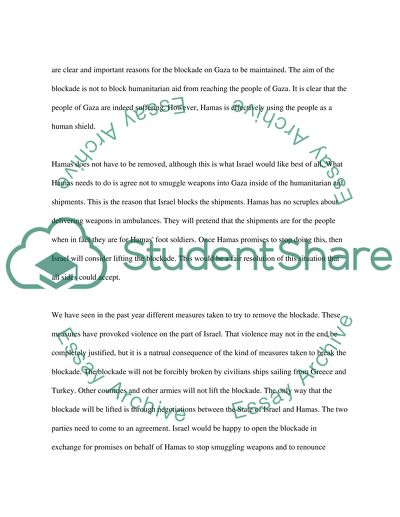 Geopolitical Issues of Israel and Palestine