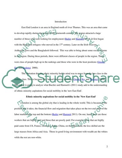 Ethnic Minority Aspirations for Social Mobility