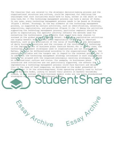 Technology Management