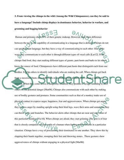 Nonhuman Primate Sign Language