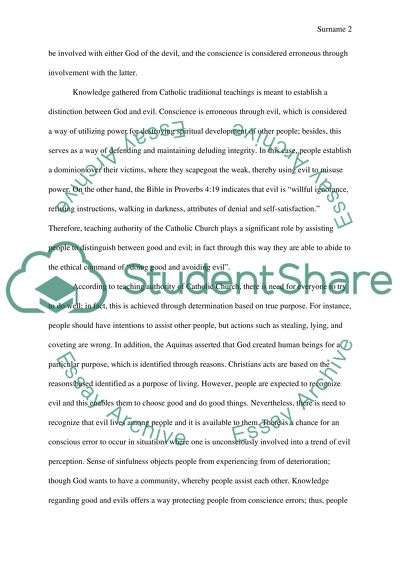 Reasons Why a Conscience May Be Erroneous