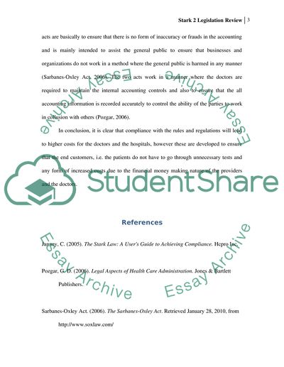 U02d2 Stark 2 Legislation Review