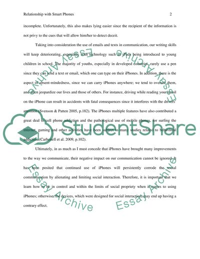 Relatioship with smart phones; Mass communication