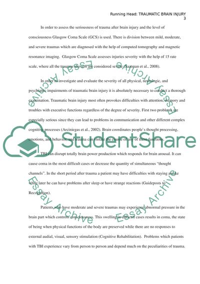 Traumatic Brain Injury