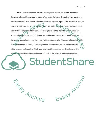 Thinking Sex: Notes for a Radical Theory of the Politics of Sexuality