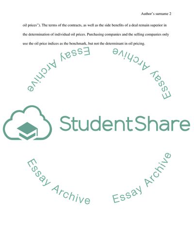 What Sets Oil Prices