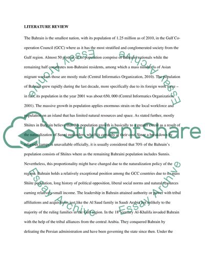 Mobilization and Political Tensions in Bahrain