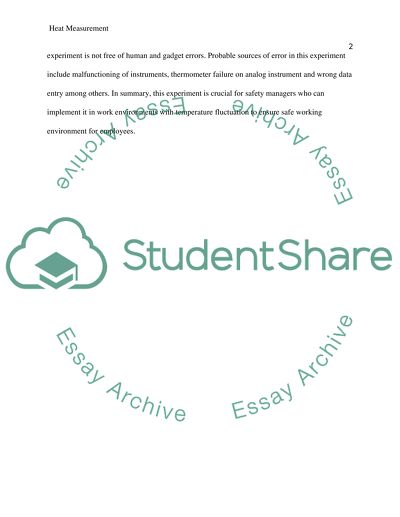 Employees Who Work in Hot Environments